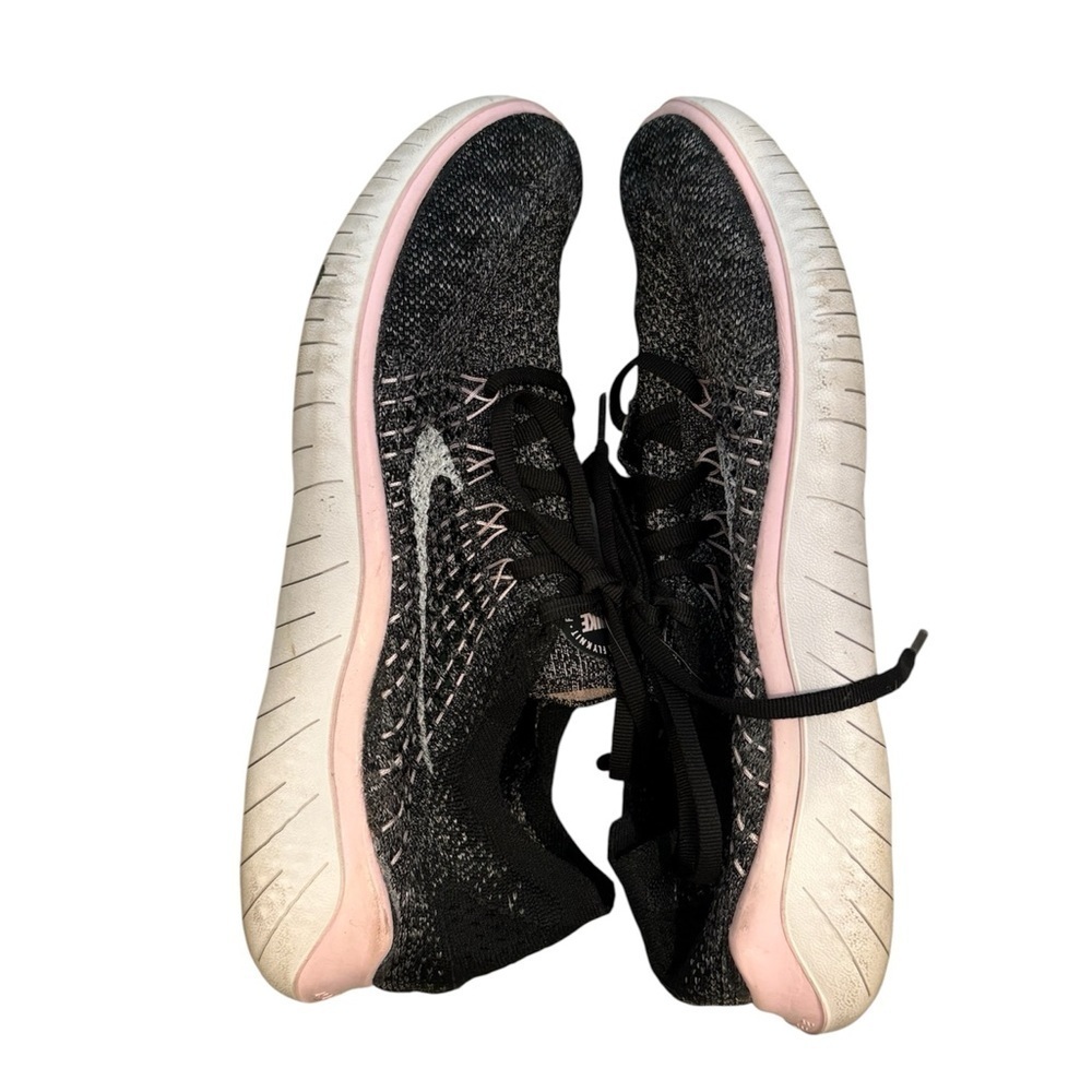 Nike Free | knit Women's Black and Pink Athletic Shoes size 9 - Picture 5 of 7